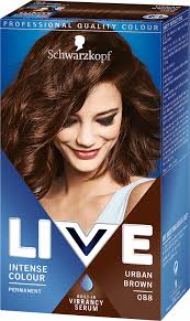 Brunettes who want to make a. 088 Urban Brown Hair Dye By Live