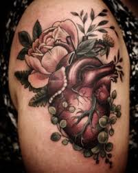 Suggest as a translation of hearts and flowers. Anatomical Heart Tattoo Design Meaning And Symbolism In Tattoo Art