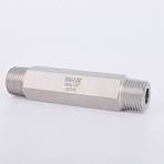 Stainless Steel 316 Hex Long Nipple 6000psi 10000psi Thread Male NPT BSPP  BSPT for Instrument Fitting Pipes