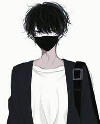 18 Anime Guys Art Dark Rambut Anime Anime Cowok Ganteng Anime Kawaii