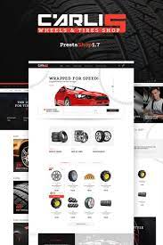 Carlis Wheels Tires Shop Prestashop Theme Custom Website Design Prestashop Themes Custom Website