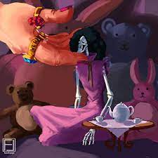 brook and big mom by faralanga anime one piece art pieces