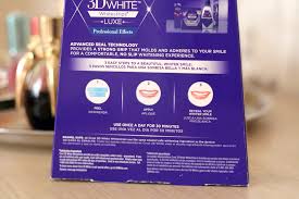 Brushing your teeth prior to you bleach. Crest 3d White Luxe Whitestrips Professional Effects Nicolish