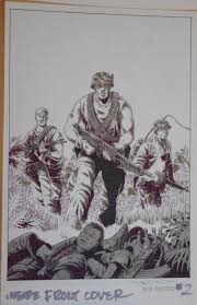WAYNE VANSANT original art,NAM #2 inside front cover,1988,11 x17  ,Vietnam,Signed, in High Quality Comics's Published work by a variety of  artists...Original Art Comic Art Gallery Room