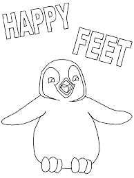 Happy Feet Coloring Page Bunny Coloring Pages Coloring Pages Penguin Coloring Pages
