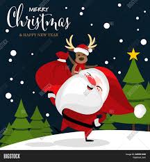 Christmas is coming and the best way to celebrate is to put in your profile picture santa's hat or red hat, you can do it online and choose several types. Christmas Cartoon Vector Photo Free Trial Bigstock