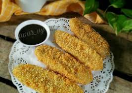 Resep Pisang Goreng Pasir Dg Santan Oleh Dapurvy Resep Resep Makanan Cemilan
