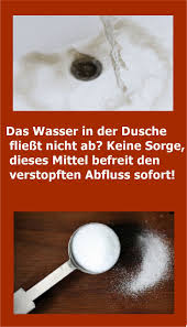 Das Wasser In Der Dusche Fliesst Nicht Ab Keine Sorge Dieses Mittel Befreit Den Verstopften Abf Organization Hacks Diy Crafts For Teens To Make Cleaning Hacks