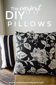 The Easiest Way To Make Your Own Decorative Pillows Anderson Grant Diy Throw Pillows Sewing Throw Pillows Pillows Decorative Diy