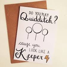 Harry Potter And The Prisoner Of Azkaban Movie Script Pdf Spielst Du Quidditch Weil Du Aussiehst Wie Ein Huter Harry Potter A6 Card Jub Ideen Fur Harry Potter Karten Harry Potter Wortspiele Ideen Fur Geschenke