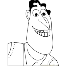 He is immune to weapons like axes, guns, flamethrowers and undercover police cars. Kevin Coloring Page For Kids Free Minions Printable Coloring Pages Online For Kids Coloringpages101 Com Coloring Pages For Kids