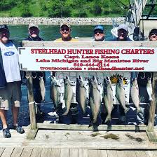 Beginning of the week we were still locked in on the coho salmon bite with the occasional king mixed in. Steelhead Hunter Guide Service Page 4 Of 33 Fishing Charters On Lake Michigan And Manistee River