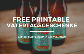 Ich hab heute ein diy für euch, wie ihr schöne, persönliche und schnelle geschenke für euren papa zum vatertag in letzter minute s. Selbstgemachte Geschenke Fur Den Vatertag Free Printables