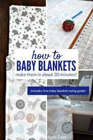 Getting your baby attached to a comforter is a wise move to get them less reliant on you as a check out our advice on what sort of comforter or blankie to chose and how to introduce it effectively. How To Make A Baby Blanket 30 Minute Tutorial Our Home Made Easy