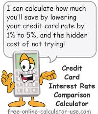 The calculator is an alternate version of the finance charge calculator that highlights the unethical payment allocation method often used by credit card companies. Credit Card Interest Rate Cost Comparison Calculator