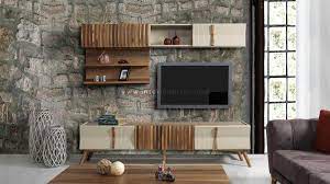 sumatra cappuccino tv unitesi apartman dairesi dekorasyonu ev dekoru mobilya