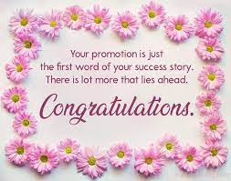 While heartily is an adjective used in context of thorough or vigorous expression. Promotion Wishes Congratulations Message On Promotion