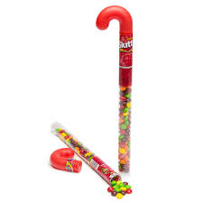 Price shown is for each package of 100 toppers. Skittles Filled Tubular Candy Cane Candy Warehouse