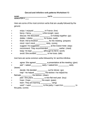 There is a guided note section, conjugation chart for the verb ir in the imperfect and a practice section for students to put what they've. 13 Gerund And Infinitive Verb Worksheet Studocu