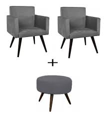 Home » without label » conforama poltrona giratoria / cadeira de escritorio profissional will conforama è un'azienda di origine francese encontre poltrona giratoria com as melhores ofertas e. Kit Poltrona Nina Puff Cinza Pes Palitos M Decor Conjunto De Poltronas Magazine Luiza