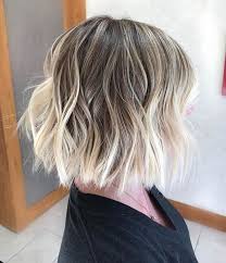 Blonde Bob Short Hair Balayage Short Ombre Hair Blonde Balayage Bob