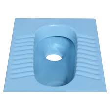 Floor Mounted Indian Commode | Desi Toilet Seat | Ceramic Commode (Blue) :  Amazon.in: Health & Personal Care