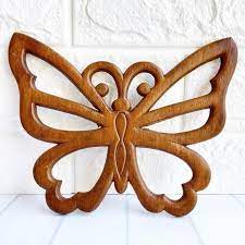 Vintage Wood Butterfly Wall Decor Butterfly Bohemian Decor Etsy Butterfly Wall Decor Wood Butterfly Vintage Wood