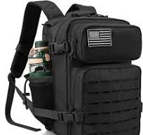 QT&QY Mochilas tácticas militares para hombres, mochila Molle de 35 L, 45  L, bolsa grande de 3 días, mochila de senderismo con soporte para botella