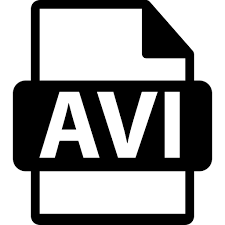 Avi combines audio and video into a single file in a standard container to allow simultaneous playback. Free Icon Avi Video File Format Symbol