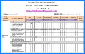 We did not find results for: Contoh Format Penilaian Bulanan Paud Tk Kurikulum 2013 Link Paud