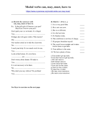 Min telefon kan sende og • perfect forms of the modal verbs the danish modal verbs form present perfect and past perfect like. Modal Verbs Can May Must Worksheet Pdf Languages Language Arts Discipline