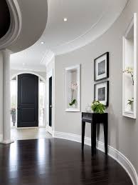 With skillful design, our apartment or house can. Curved Hallway Achromatic Color Scheme Home Home Decor House