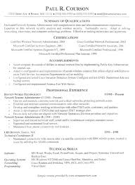 Telecom Resume Example Sample Telecommunications Resumes