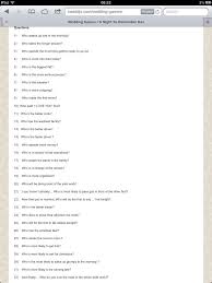 Questions For The Shoe Game Shoe Game Wedding Shoe Game Questions Wedding Questions