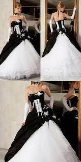 Hochzeitskleid schwarz weiss grosse m l in 63829 krombach for 110 00 for sale shpock. Elegante Schwarz Weisse Brautkleider A Linie Hochzeitskleider Online Brautkleid Weiss Hubsche Kleider Braut