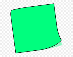 White paper stickers, blank square, round and rectangle sticky notes. Svg Transparent Green Sticky Note Clip Art At Clker Green Post It Note Clipart Png Download 683300 Pikpng