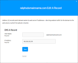 Setting Up Dns A Records