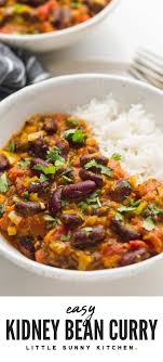 Kidney Bean Curry Rajma Indian Food Recipes Vegetarian Recipes With Kidney Beans Curry Recipes