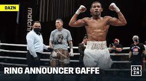 Viewing picks viewing picks for august 12, 2021. Oh No Ring Announcer Messes Up Winner Announcement For Jacobs Vs Rosado Youtube