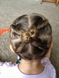 At school, at church or even for more formal events, it's a winner! The Chocolate In My Life Hot Cross Bun Easy Little Girl Hairstyles Girl Hair Dos Little Girl Hairstyles
