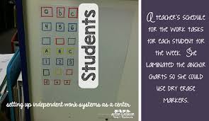 setting up structured work systems as centers in the special