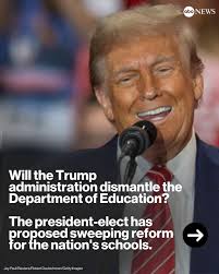 Donald Trump has already proposed sweeping reform for the nation's  educational systems, including dismantling the Department of Education.  Here's a look at what areas of education his second term might impact. Read