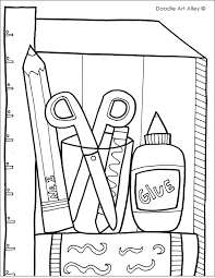 Everything is new and exciting. Back To School Coloring Pages Printables Classroom Doodles