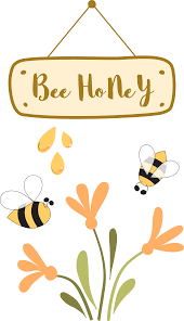 Bee Clipart Sweet Honey Elements In 2020 Bee Clipart Bee Bee Art