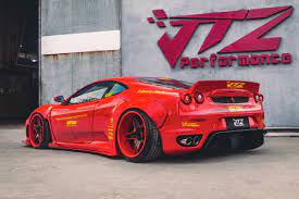 It was jayceon's idea to wrap the ferrari f430 in platinum leather. F430 Ferrari Car Gallery