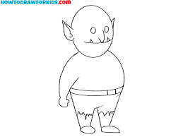 How To Draw An Ogre - Easy Drawing Tutorial For Kids