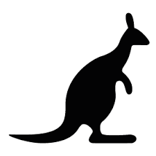Kangaroo Silhouette Silhouette Of Kangaroo Kangaroo Drawing Kangaroo Art Australian Native Animals