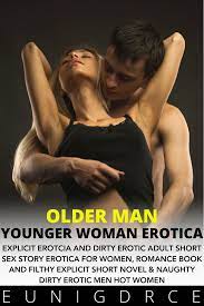 Sensual sex old man young woman