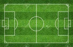 In american football the standard field dimensions are 120 yards long and 53 1/3 yards wide. Football Field Or Soccer Field For Background Green Lawn Court Stock Photo Picture And Royalty Free Image Image 116518776