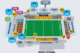 Stadium Plan Worcester Warriors